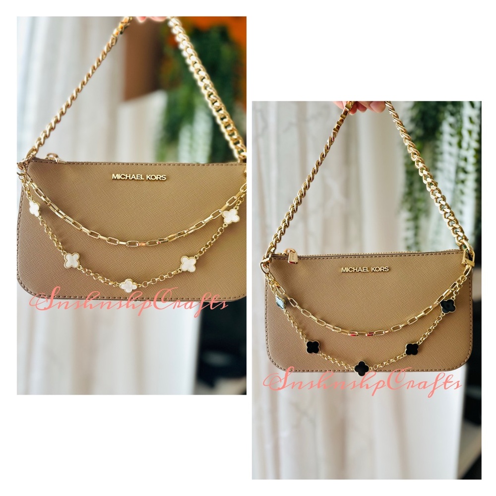 Four Leaf Clover Handbag Chain Accessory